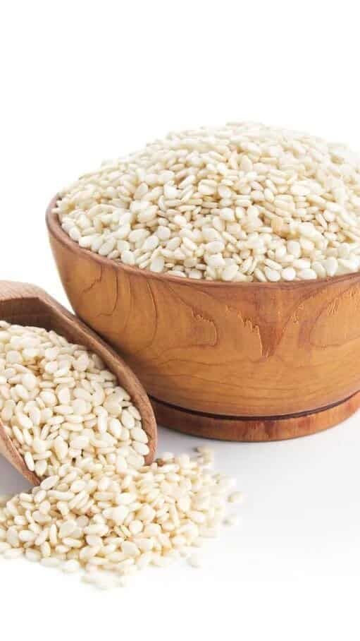 sesame seeds کنجد سفید